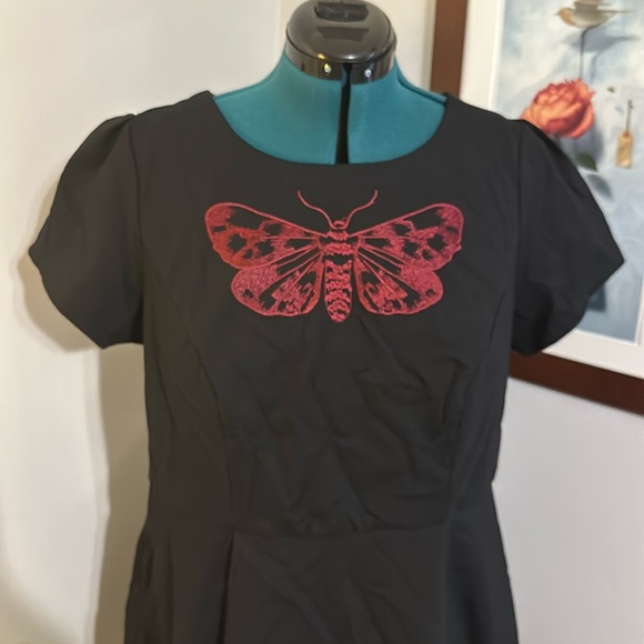 Modcloth Embroidered Fit & Flare Dress - Picture 4 of 6